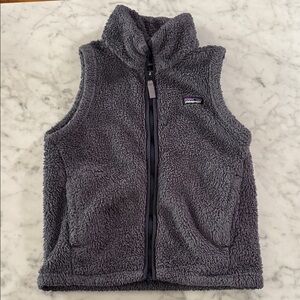 Patagonia | Kids Grey Sherpa Vest (M)